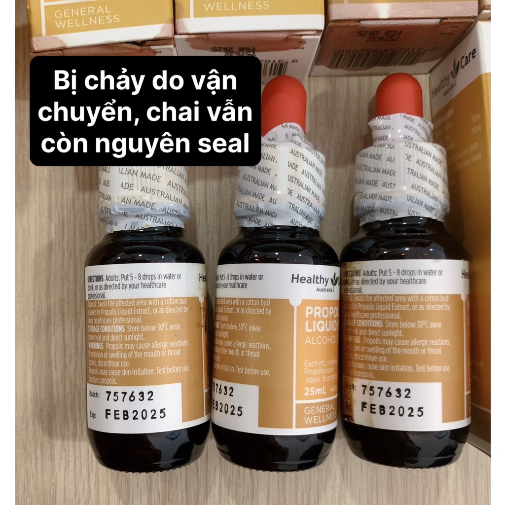 Keo ong giúp tăng cường hệ miễn dịch Healthy care propolis liquid extract alcohol free