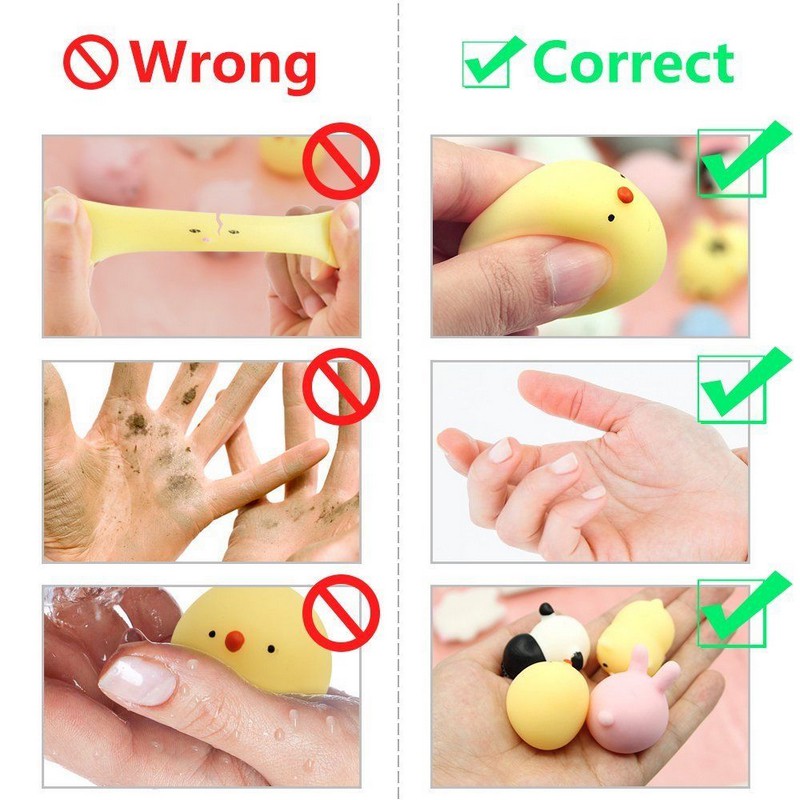 Đồ chơi bóp nén đàn hồi giải tỏa căng thẳng thiết kế động vật hoạt hình nhiều mẫu tùy chọn