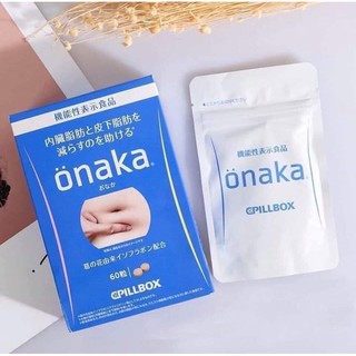 Viên giảm mỡ bụng Onaka Nhật Bản hộp 60 viên