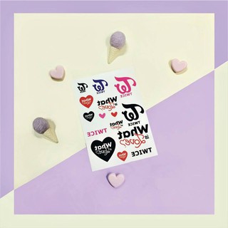Hình Xăm Dán TWICE - có nhiều mẫu Kpop