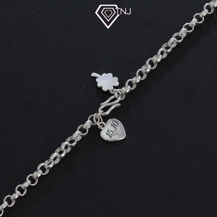 Vòng tay đôi bạn thân gắn nam châm khắc tên đẹp - Món quà kỉ niệm tình bạn LTD0022 - TNJ