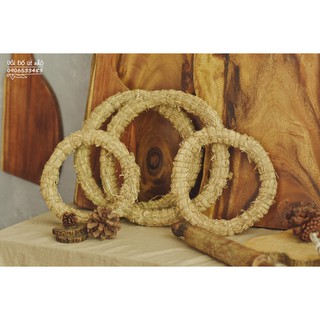 Vòng rơm trang trí đường kính 25CM hoặc 30CM
