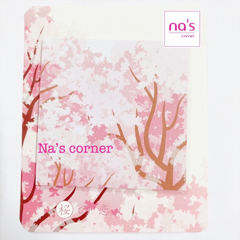 Giấy note ghi chú hình hoa hồng vintage memo sticky (1)