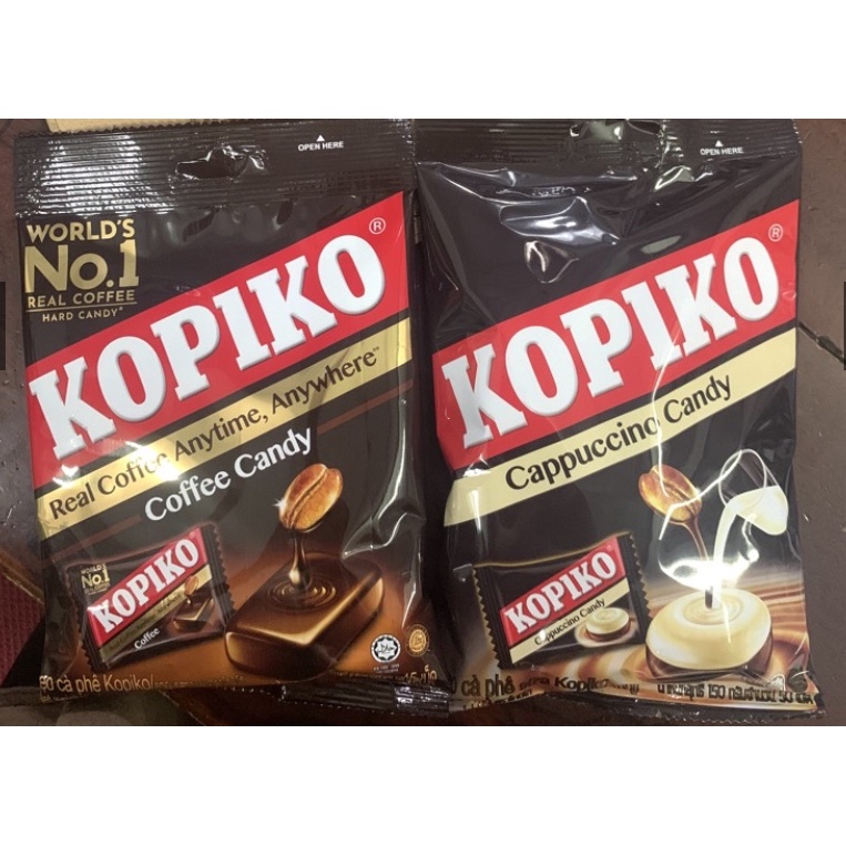 Kẹo hương cà phê Kopiko bịch 150g, thơm ngon, đợm vị ca phê( nhập khẩu)