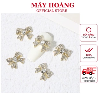 Charm nơ đá, charm nail cao cấp gắn móng cực xinh mã 07, 08