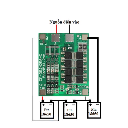 Mạch Sạc Và Bảo Vệ Pin 12V 3S 25A Loại Xịn