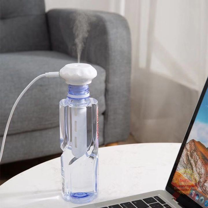 Máy phun sương cầm tay đa năng Donut thu gọn tạo độ ẩm xe hơi phòng ngủ làm việc văn Mini USB Cắm cốc chai nước di động