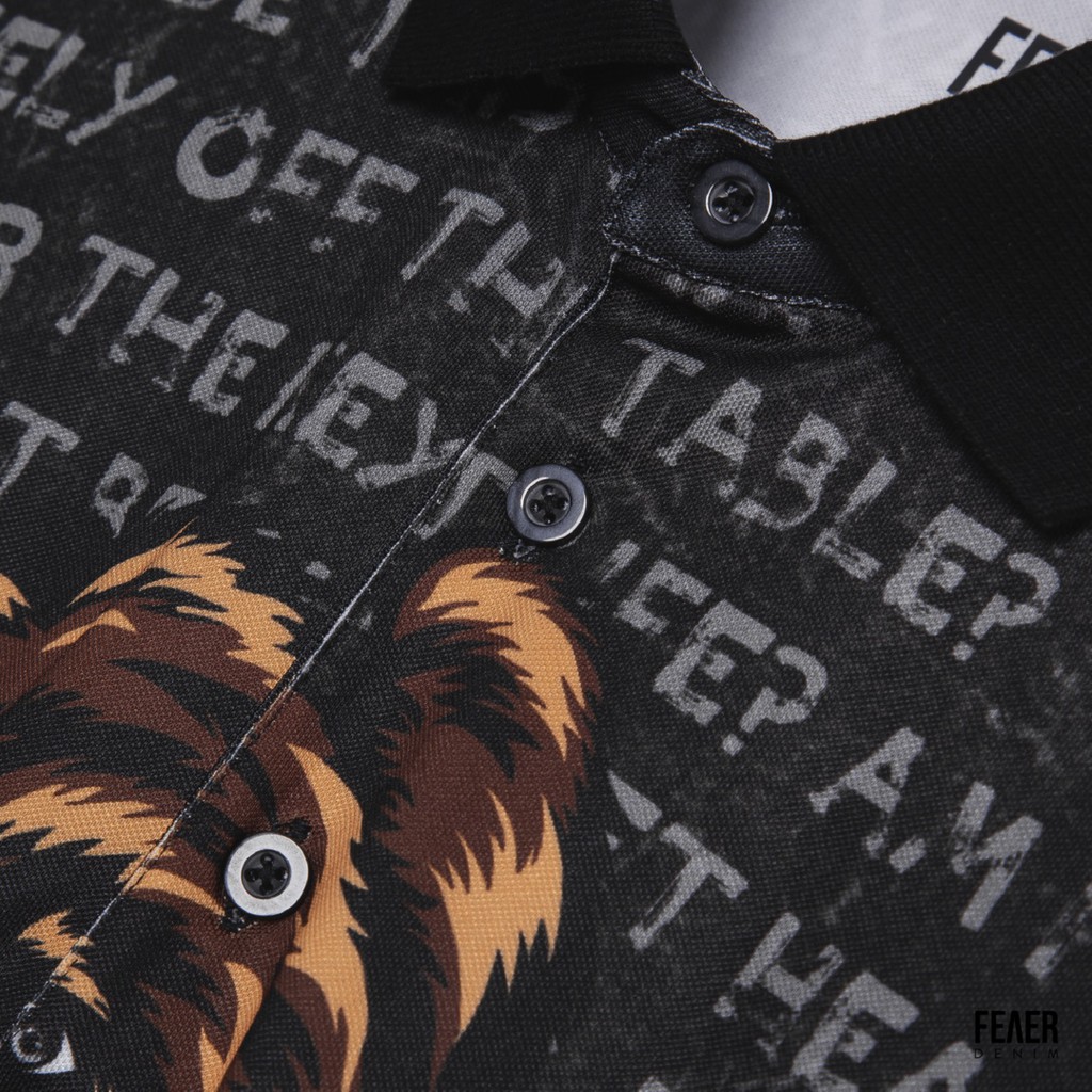 Áo polo nam FEAER DENIM chất thoáng khí và thấm hút vải polyeste BEAR DONT CRY | BigBuy360 - bigbuy360.vn