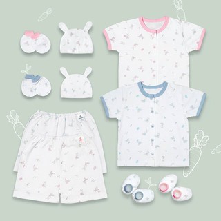 SET sơ sinh ngắn tay mỏng 5 món MIOMIO