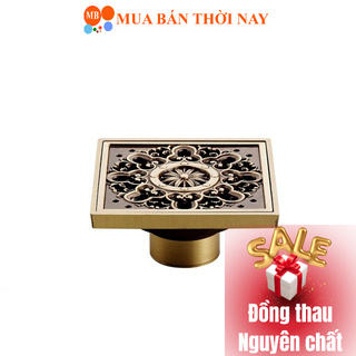 Hố ga thoát nước cao cấp bằng đồng - Phễu thu sàn Kanly GCP04, Chính hãng, Bảo hành 02 năm
