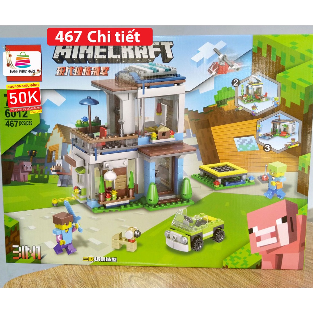 Đồ chơi Lắp ráp Thế giới Minecraft , Myworld chất liệu nhựa ABS cao cấp từ 300- 500 chi tiết tùy mẫu