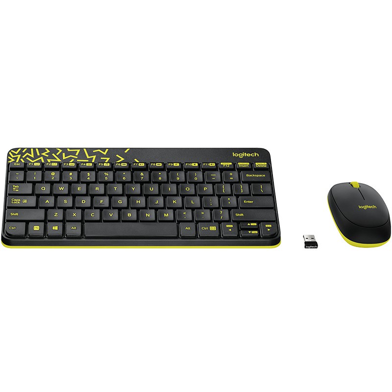 Bàn phím chuột Logitech MK240 Nano - Không dây 2.4 Ghz