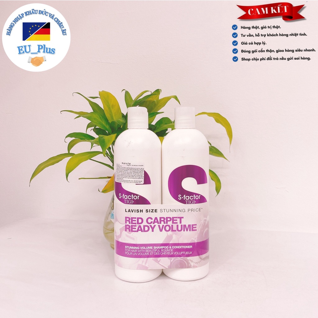 CẶP DẦU GỘI XẢ TIGI CHÍNH HÃNG 750ML - Xuất xứ Đức