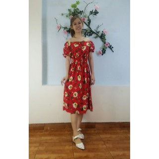 Đầm voan hoa sang trọng