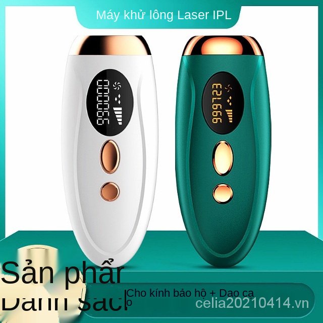 Máy triệt lông mini IPL Kính Thạch Anh không đau, Triệt lông tận gốc vĩnh viễn, An toàn Bảo hành 12 Tháng Qstore