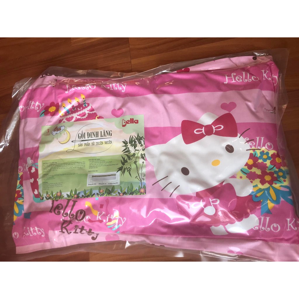 Gối Nằm Lá Đinh Lăng Bella 100% Cotton Thắng Lợi Số 3 30 X 50cm Giúp Bé Ngủ Ngon