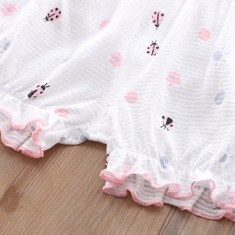 QUẦN ÁO THUN BA LỖ COTTON XUẤT KHẨU CHO BÉ - HÌNH THỎ MÈO