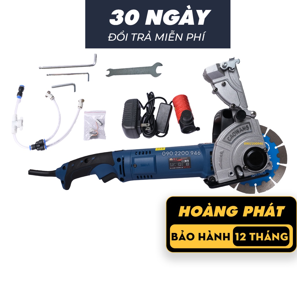 Máy cắt rãnh Caowang 1336 cắt góc tường | máy cắt tường không bụi, Máy cắt rãnh tường điện nước l 1800W bảo hành 1 năm
