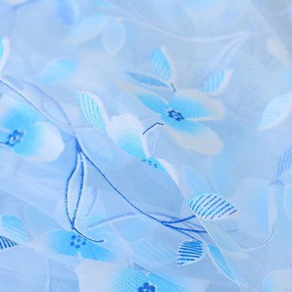 Rèm cửa mỏng họa tiết hoa