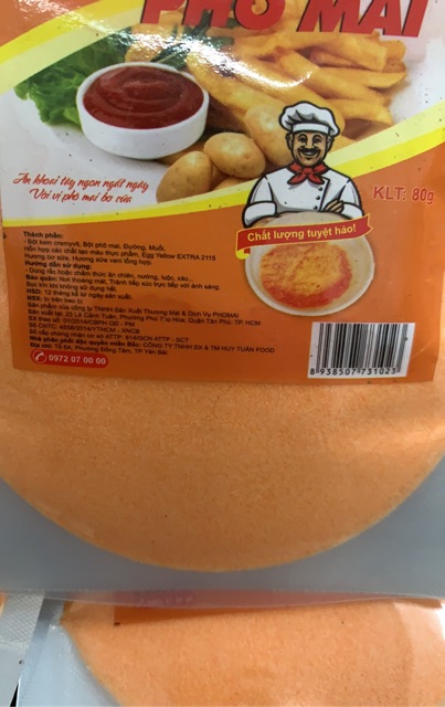 Bột Phô Mai Gói 80g | BigBuy360 - bigbuy360.vn