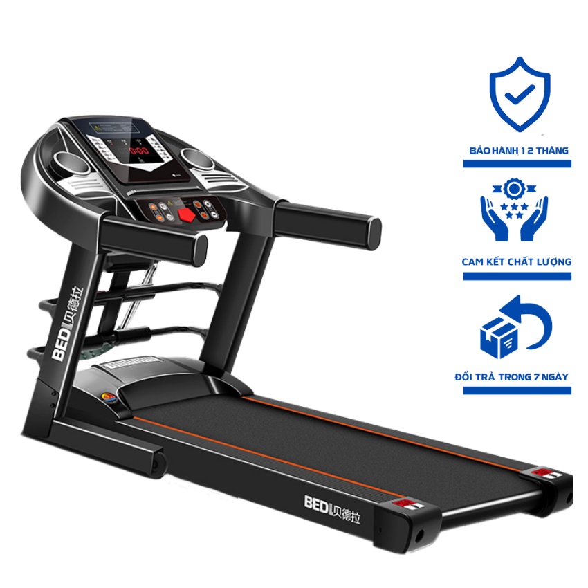 Máy Chạy Bộ Gấp Gọn Đa Năng, Máy Chạy Bộ Tại Nhà Cao Cấp, Có Chức Năng Nghe Nhạc,Chống Ồn