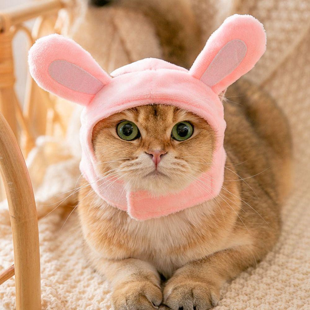 1 Mũ Tai Thỏ / Hổ Hóa Trang Chụp Ảnh Dễ Thương Cho Thú Cưng