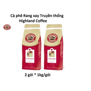 Cà phê bột Truyền thống Highland Coffee 1kg. HSD Tháng 102023