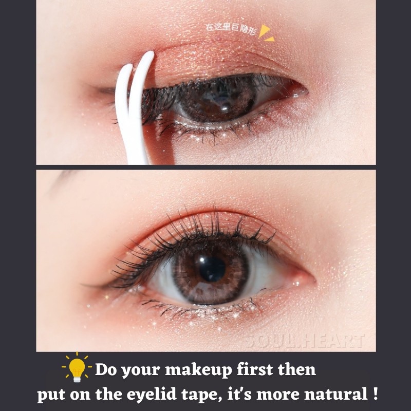 Bộ 48 Miếng Dán Kích Mí Vô Hình Tự Nhiên