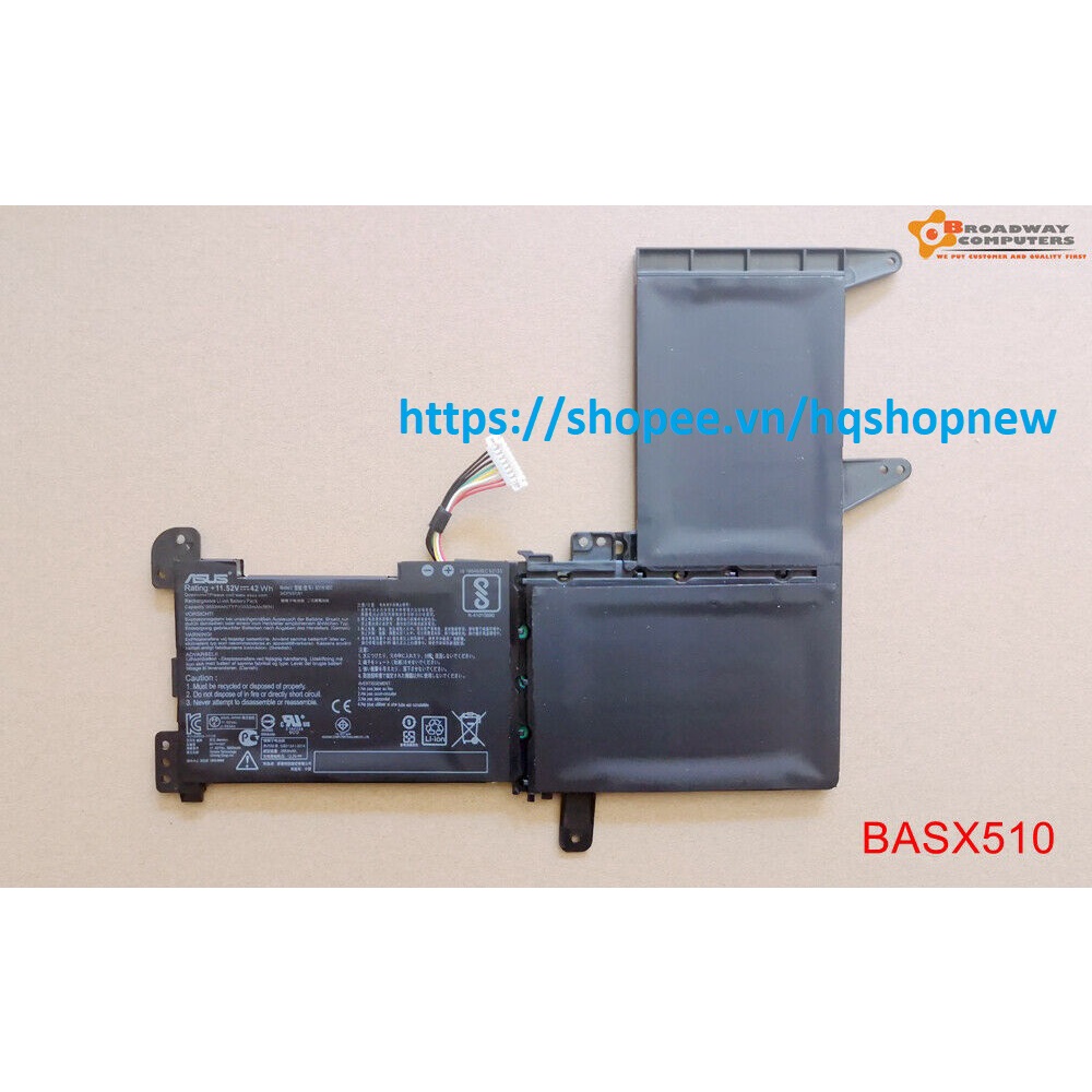 ⚡️ Pin Laptop ASUS X510U X510UA X510UR X510UF X510UQ S510 K510 K510U B31N1637