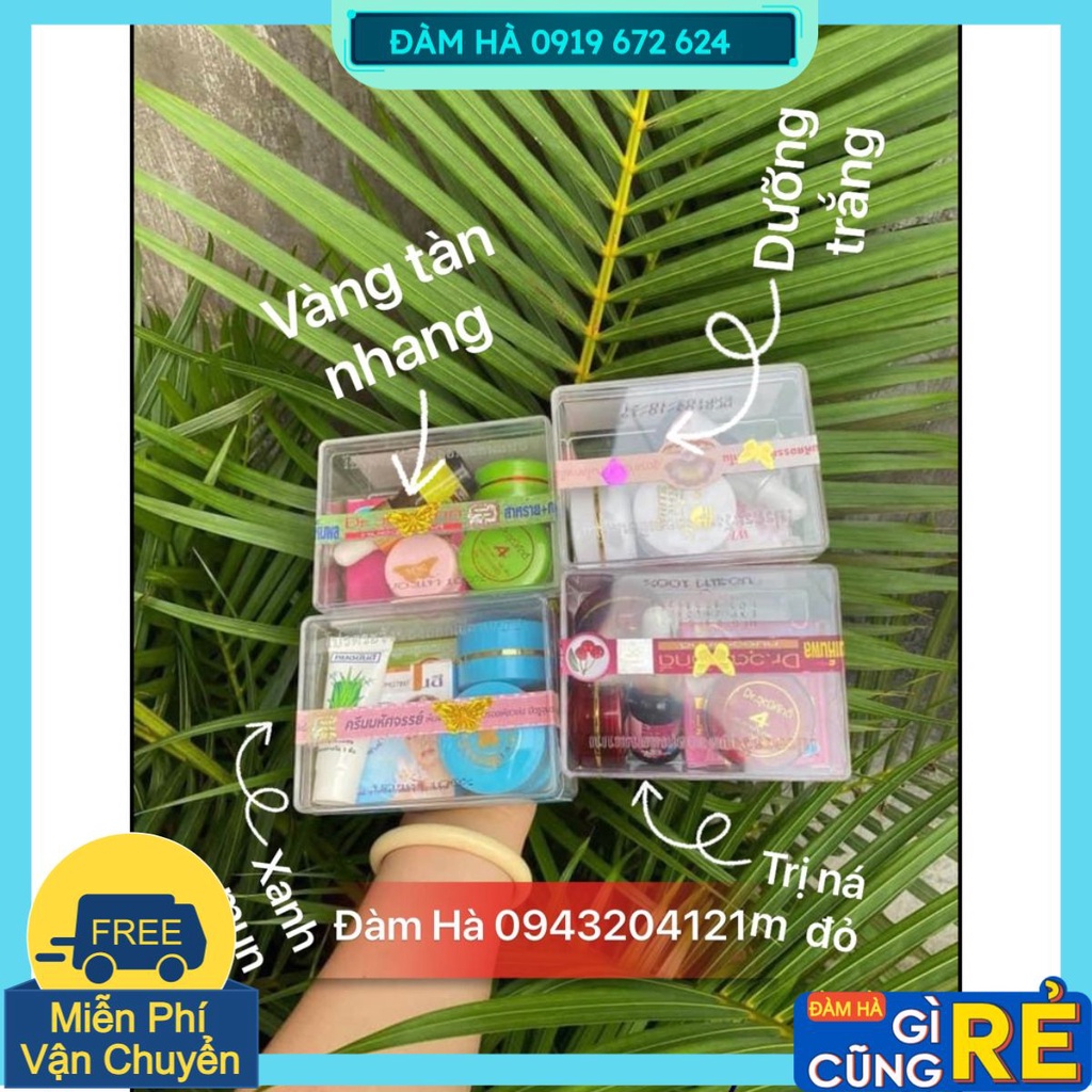 [HÌNH THẬT] Set kem Yahee Thái Lan 5 món