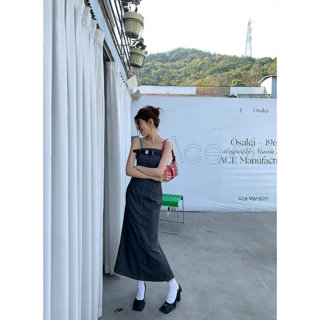 63116 Đầm Hai Dây Phong Cách Mới