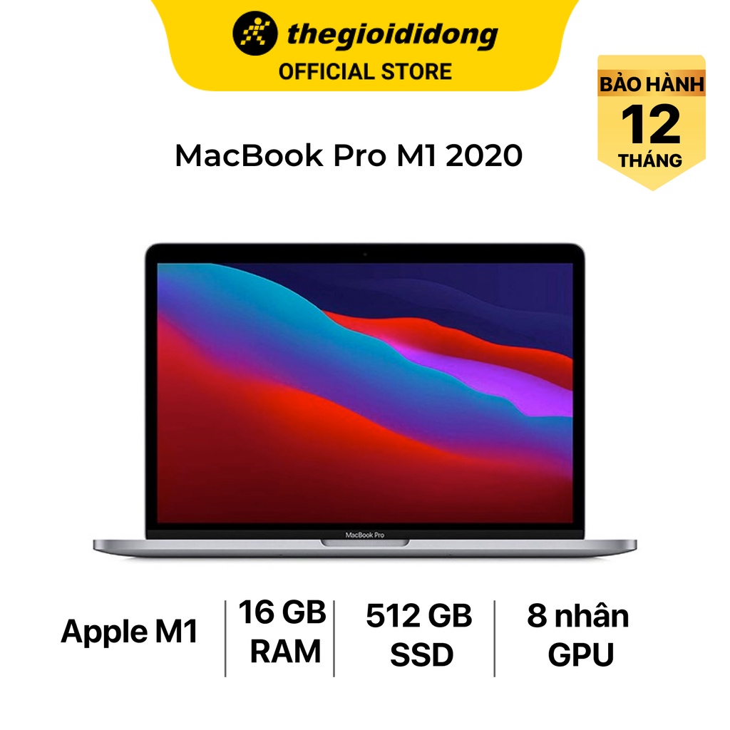 Laptop Apple Macbook Pro M1 8-core CPU/16GB/512GB/8-core GPU/13.3&quot;/(Z11C)Space Grey