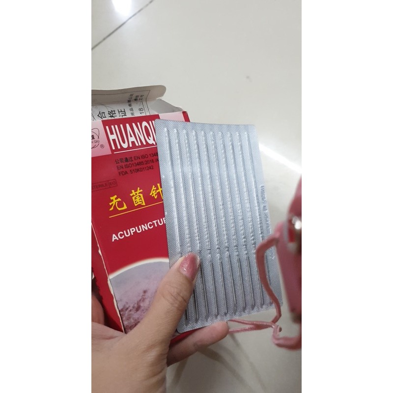 Kim Châm Cứu 1 Vỉ 10 Cây DCPX, Chuyên Dùng Trong Phun Xăm Thẩm Mỹ