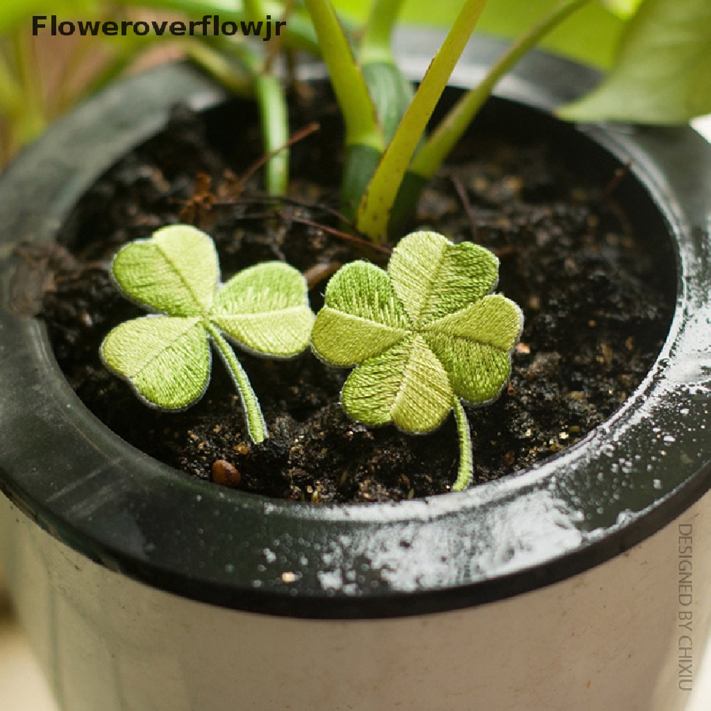 Sticker Ủi Quần Áo Hình Cỏ Bốn Lá