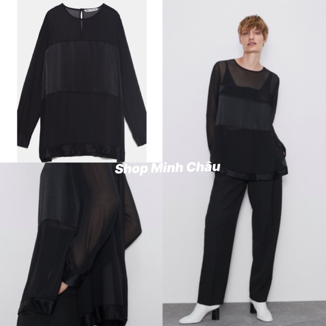 (Sẵn)Áo Zara canh sale Spain