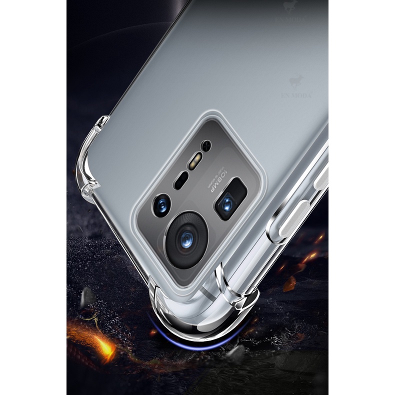 Ốp lưng Xiaomi Mix 4 dẻo trong suốt lồi 4 góc ôm khít máy lâu ố vàng