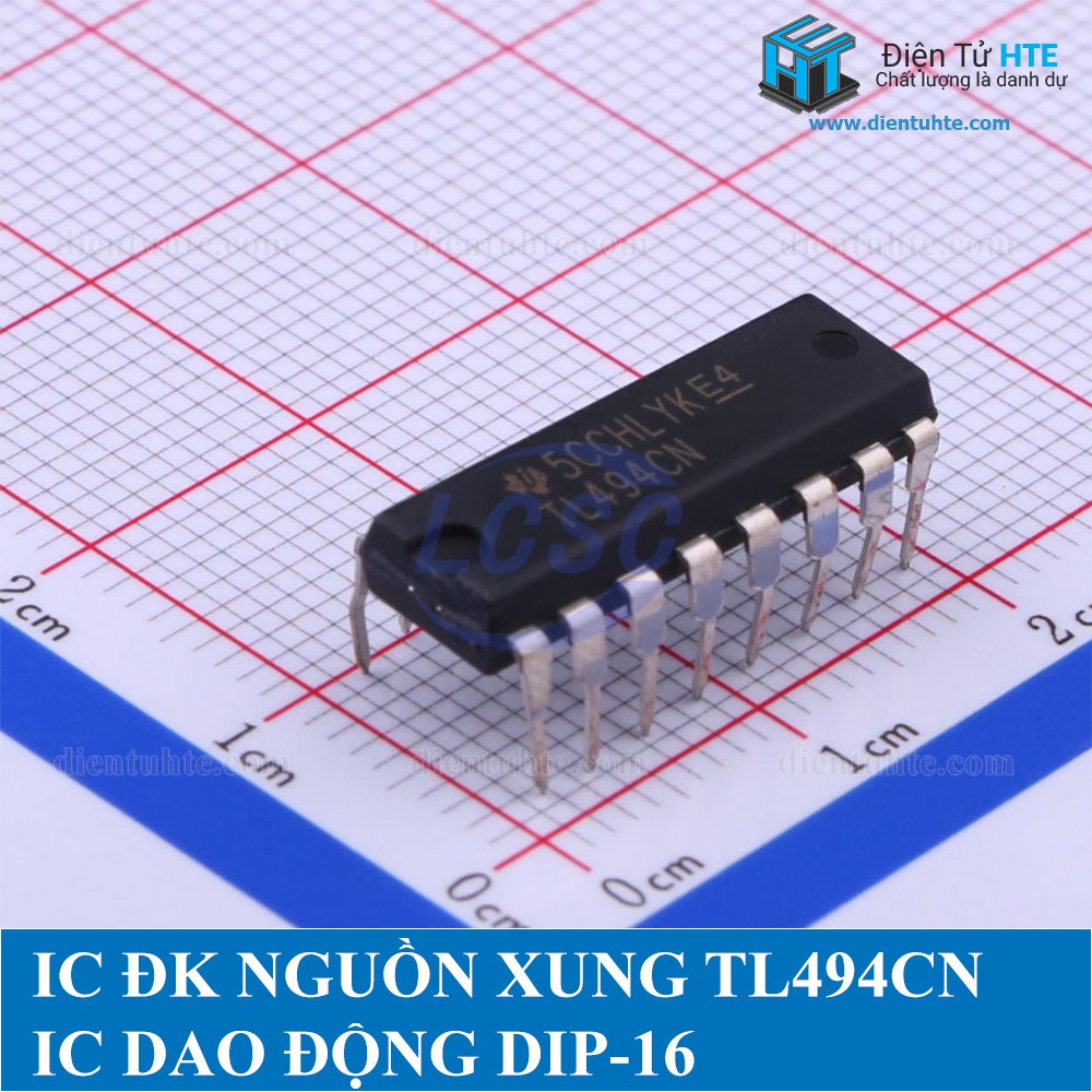 Bộ 5 IC dao động điều khiển nguồn xung TL494 TL494CN [HTE Quy Nhơn CN2]