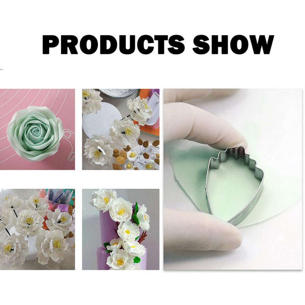 Set 4 Khuôn Tạo Hình Hoa Mẫu Đơn Trang Trí Bánh