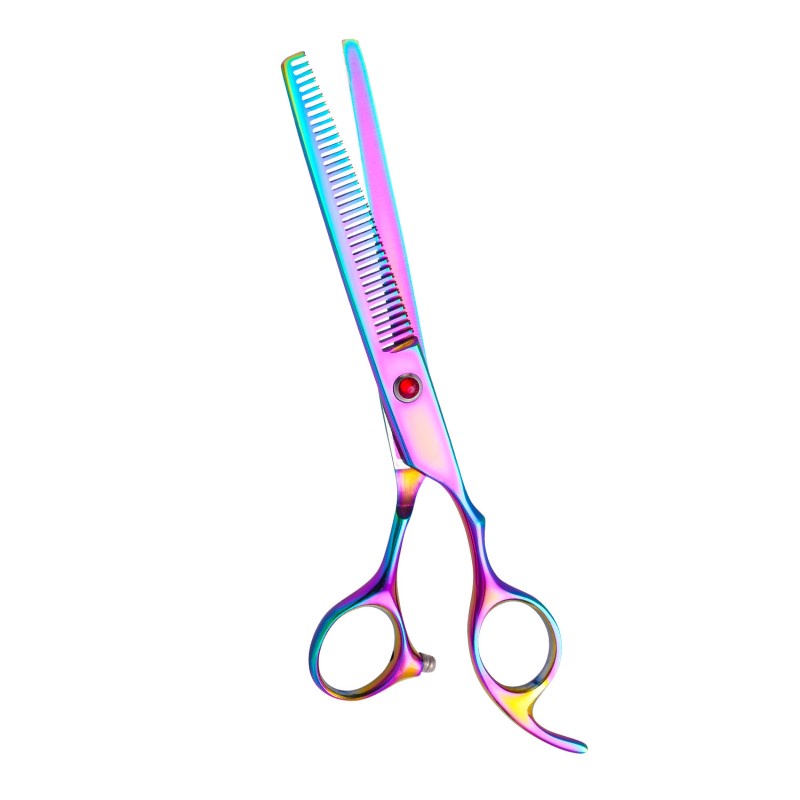 7 Inch Kéo Cắt Tóc Và Tỉa Tóc Thép Không Gỉ Mạ titan Cắt Tóc Kéo