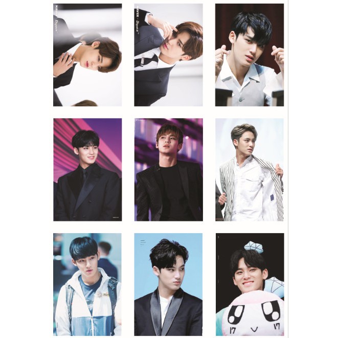 Lomo card 90 ảnh thành viên SEVENTEEN - KIM MINGYU