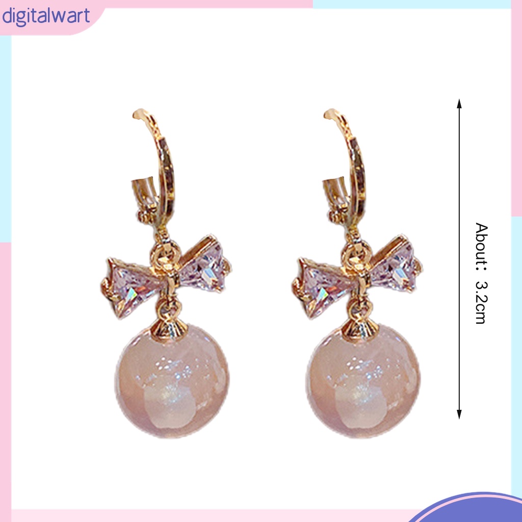 1 Đôi Bông Tai Hình Nàng Tiên Cá Đính Ngọc Trai Giả Lấp Lánh Dễ Phối Đồ