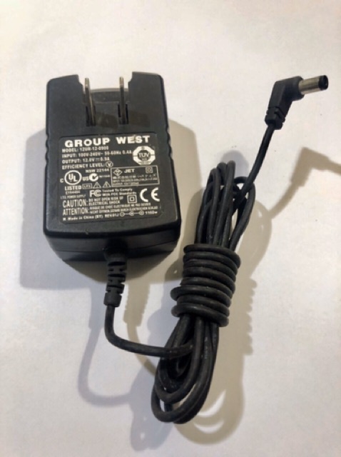 Bộ chuyển đổi nguồn 220V sang 12V-0,9A (DC) (Đen) Sử Dung Cho Nhiều Thiết Bị Điện Tử Khác Nhau (1 chiếc)