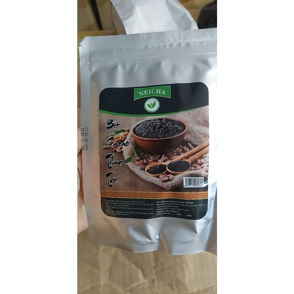 Bột cacao than tre Neicha gói 100g