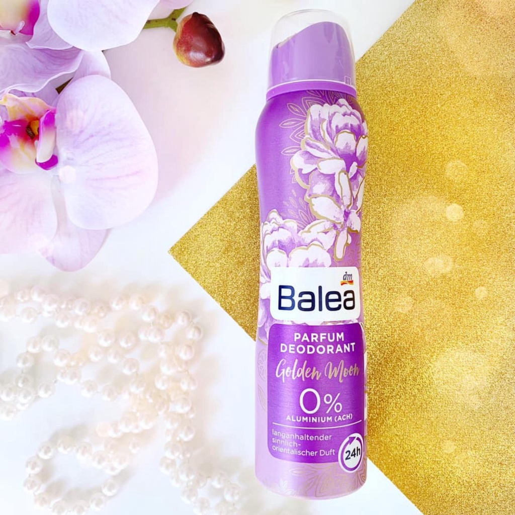 Xịt thơm khử mùi cơ thể Balea HÀNG ĐỨC lưu hương đến 24h, vùng nách và toàn thân