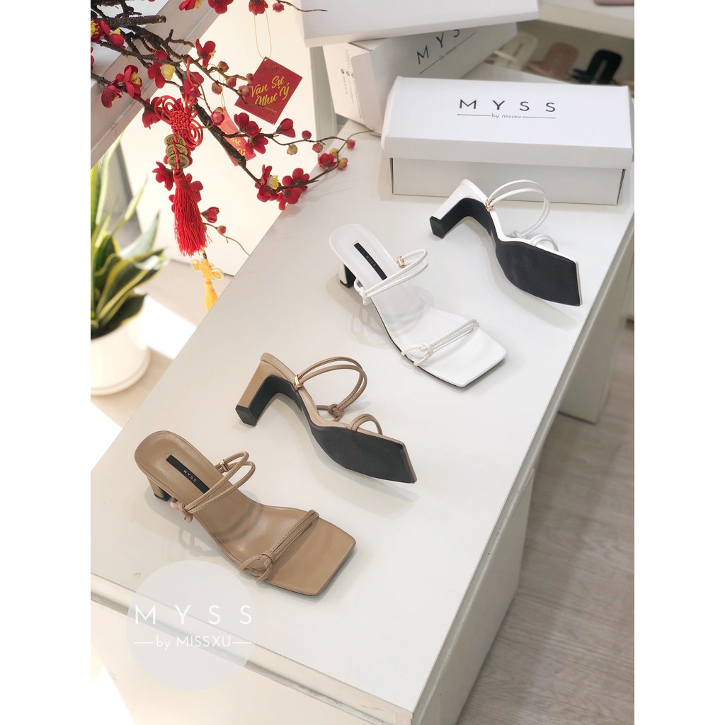 Guốc 2 dây mảnh thắt nút 5p Myss - SU92