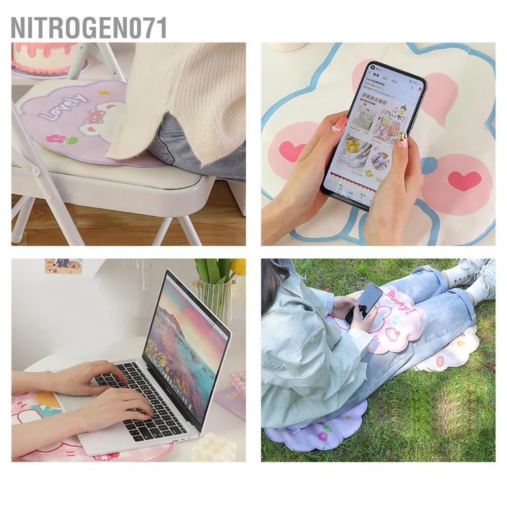 Nitrogen071 Đệm ghế làm mát Mô hình hoạt hình dễ thương Mùa hè Ghế gel cho ô tô Nhà văn phòng