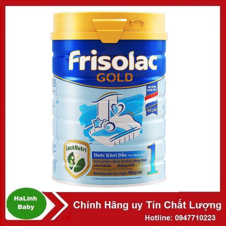 Sữa Friso Frisolac gold 1 400g [Date 2022]