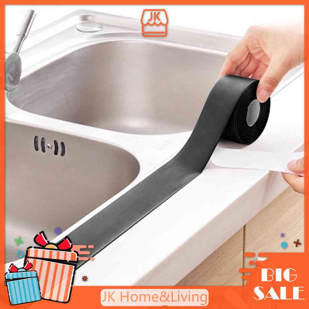 Băng Keo Dán Viền Nhà Bếp Màu Đen Chống Thấm Nước Chống Bám Bẩn Tiện Dụng