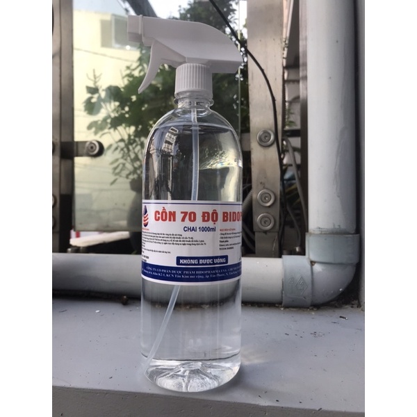 Cồn 70 Độ Bidopha Chai 1000ml Có Vòi Xịt Sát Khuẩn | BigBuy360 - bigbuy360.vn