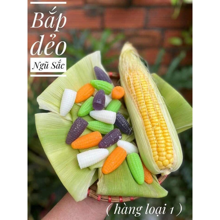 [Rẻ vô địch] [Có sẵn] KẸO DẺO BẮP MIX ĐỦ VỊ_TÚI 1KG_